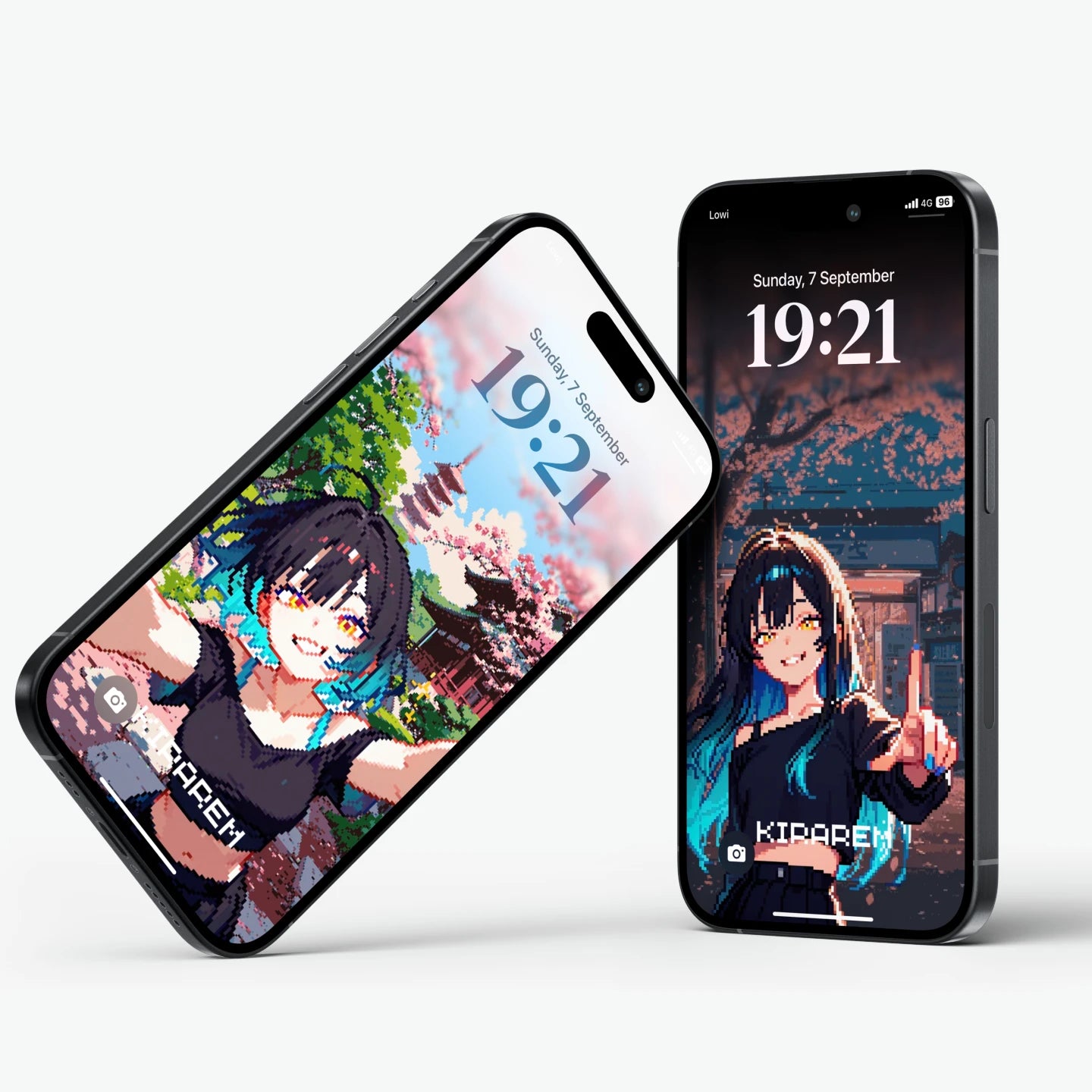 KiraRem "Pixel Paradise" 📱 5 Wallpapers Pack