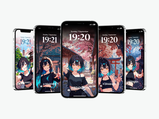 KiraRem "Pixel Paradise" 📱 5 Wallpapers Pack